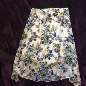 Floral Lola LuLaRoe Skirt